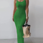Women’s Sleeveless Sheath Maxi Dress Elegant & Flattering Fit