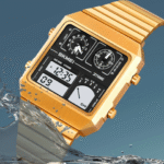 Skmei 2198 Boys’ Digital Sports Watch – Stainless Steel Band, Dual Display, Multi-Function