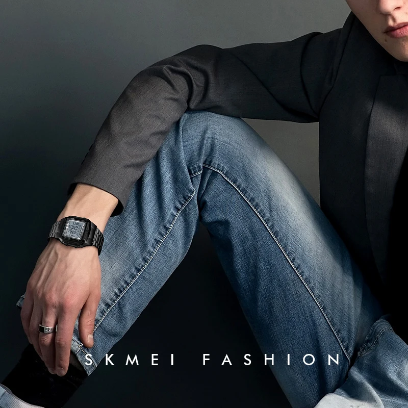 SKMEI Sports Waterproof Electronics Watch For Men Women Digital Watches Countdown Fashion Outdoor Wristwatches Relogio Masculino - Image 3