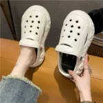 Women’s Chunky Beach Slippers – Size 39, Casual Summer Sandals for Girls & Kids, Sporty Sneakers Style