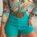 Women’s High Waist Hot Pants – Summer Chic Solid Color Slim Shorts with Back Zipper