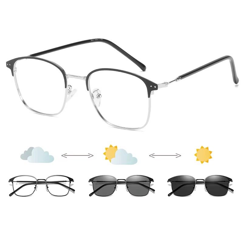 Vintage Metal Photochromic Eyeglasses - Image 6