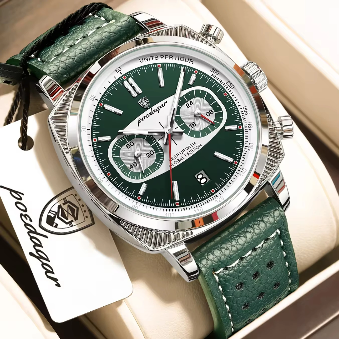 POEDAGAR 838 Luxury Chronograph Watch - Image 9